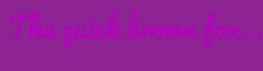 Image with Font Color B104BA and Background Color 8E2394